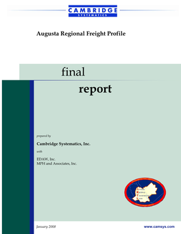 Augusta Regional Freight Profile
