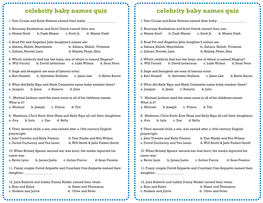 Celebrity Baby Names Quiz[1]