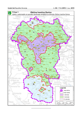 Občina Ivančna Gorica Odlok O Nadomestilu Za Uporabo Stavbnega Zemljišča Na Območju Občine Ivančna Gorica