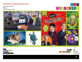 Delegation Information Pack Kidscreen Summit Miami 23-26 February 2015