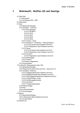 2 Wehrmacht, Waffen-SS Und Sonstige