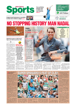 No Stopping History Man Nadal