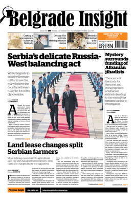 Serbia's Delicate Russia