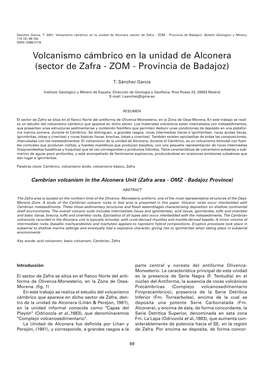 Sector De Zafra - ZOM - Provincia De Badajoz)