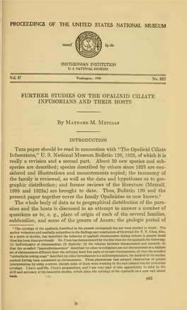 Proceedings of the United States National Museum