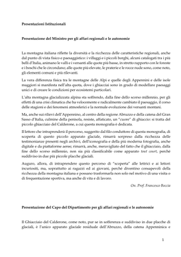 25 Anni Di Attività Di Monitoraggio Del Ghiacciaio Del Calderone