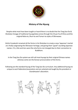 History of the Hyung