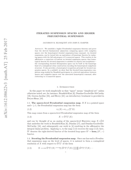 Iterated Suspension Spaces and Higher Freudenthal Suspension