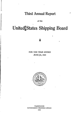Annual Report for Fiscal Year 1919