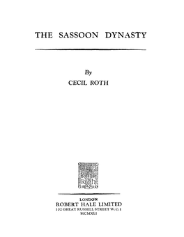 The Sassoon Dynasty