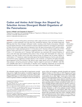 Codon and Amino Acid Usage Are Shaped by Selection Across Divergent Model Organisms of the Pancrustacea