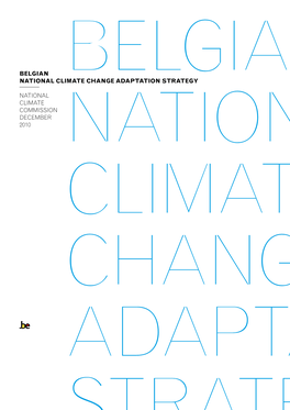Belgian National Climate Change Adaptation