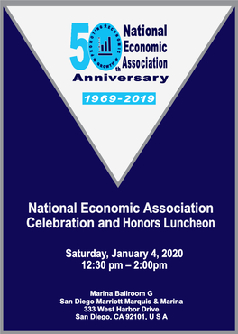 National Economic Association Celebration and Honors Luncheon
