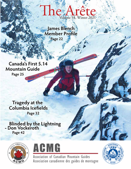 Tragedy at the Columbia Icefields Canada's First 5.14 Mountain Guide