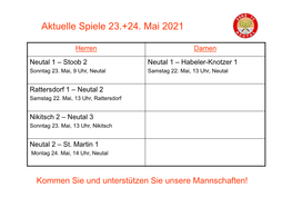 Spielpläne Meisterschaft 2021.Pdf