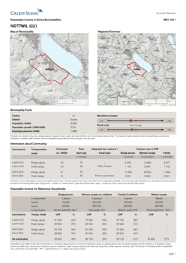 NOTTWIL (LU) Map of Municipality Regional Overview