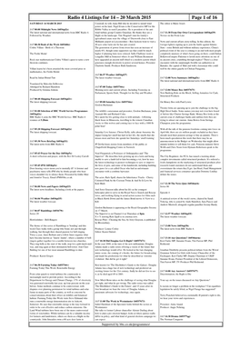 20 March 2015 Page 1 of 16 SATURDAY 14 MARCH 2015 Cornwall, He Tells Anna Hill Why He Decided to Install Wind the Editor Is Marie Jessel