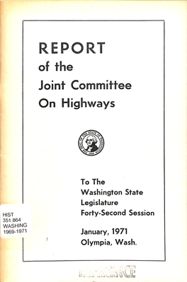 REPORT of the Joint Committee on Highways