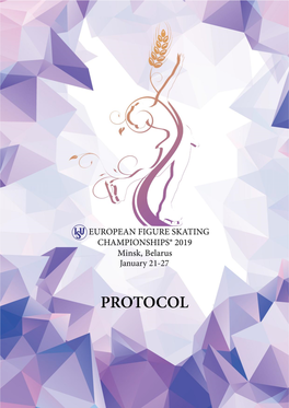 Powered by TCPDF ( European Figure Skating Championships ® 2019 January 21 – 27, 2019, Minsk / Belarus