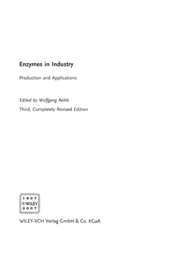 Enzymes in Industry