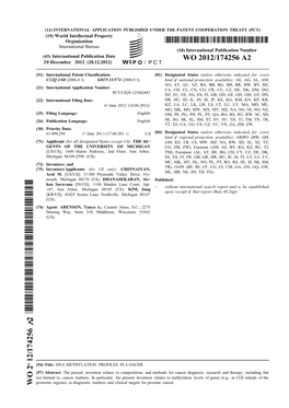 WO 2012/174256 A2 20 December 2012 (20.12.2012) P O P C T