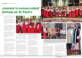 Joanne Is Consecrated Bishop at St Paul's