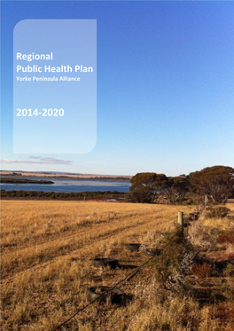 Regional Public Health Plan Yorke Peninsula Alliance