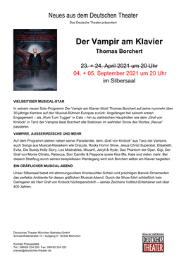 Der Vampir Am Klavier Thomas Borchert