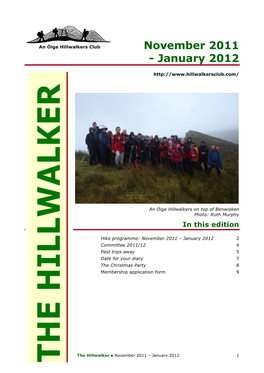 The Hillwalker (NOV11-JAN12)