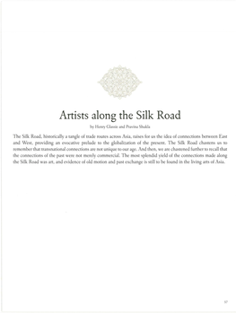 Artists Along the Silk Road by Henry Glassie and Pravina Shukla