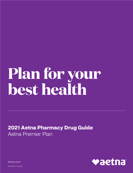 2021 Aetna Premier Plan