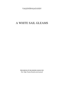 A White Sail Gleams