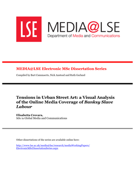 Tensions in Urban Street Art: a Visual Analysis of the Online Media Coverage of Banksy Slave Labour