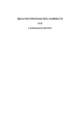 Braunschweigisches Jahrbuch