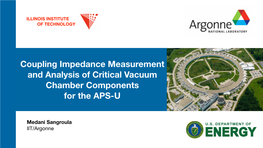 Medani Sangroula IIT/Argonne Outline