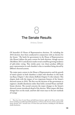 The Senate Results Antony Green