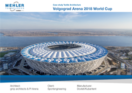 Volgograd Arena 2018 World Cup