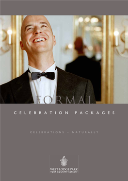 Formal Celebration Packagessize