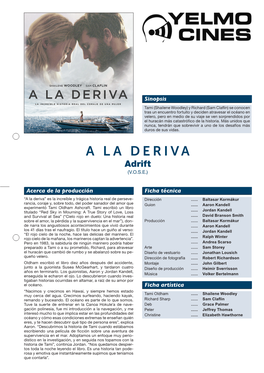 A LA DERIVA Adrift (V.O.S.E.)