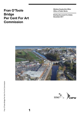 1 Fran O'toole Bridge Per Cent for Art Commission