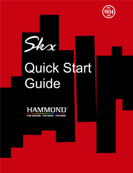 Skx Quick Start Guide