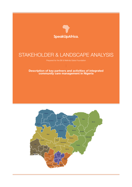 Stakeholder & Landscape Analysis