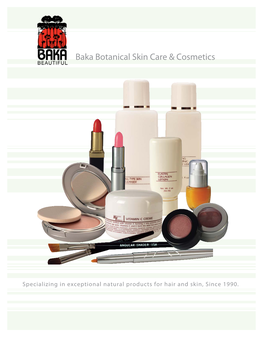 Skin Care & Cosmetics