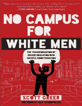 No Campus for White Men: the Transformation of Higher Education