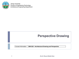 Perspective Drawing