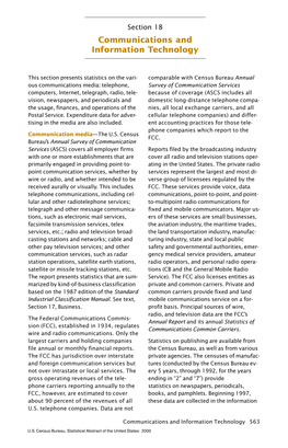 Statistical Abstract of the United States: 2000 Sector of the Economic Census