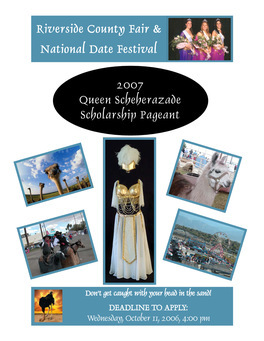 2007 Queen Scheherazade Scholarship Pageant Riverside