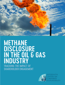 Methane Disclosure in the Oil & Gas Industry