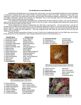 The Nudibranchs of the Salish Sea (Pdf