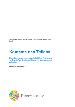 Kontexte Des Teilens